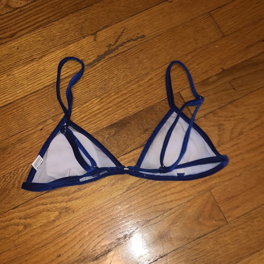 Blue bikini top - Picture 2 of 2